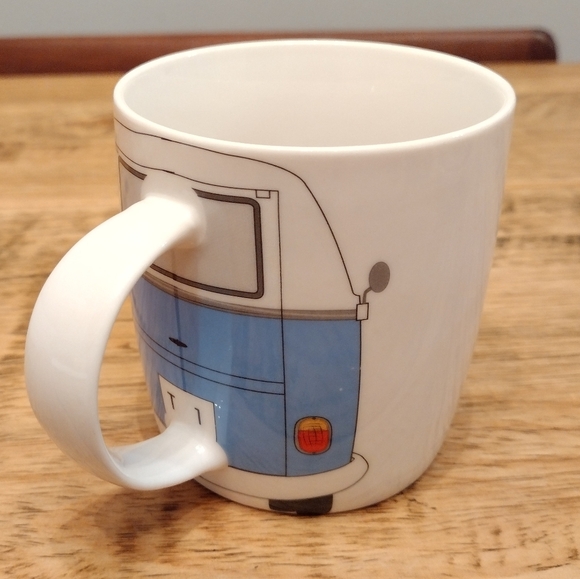 Brisa Bullie Blue VW Bus Ceramic Mug - Picture 4 of 10